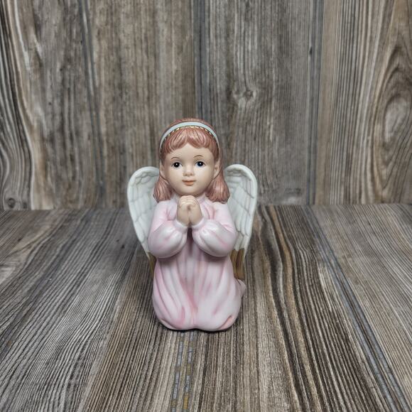 Vintage Homco Angel 1412, Precious Prayers Girl Figurine - Picture 1 of 6